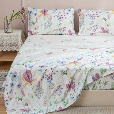 4Piece Floral Bedding Set